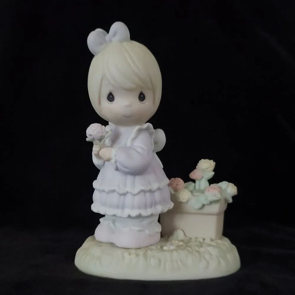 Vtg Precious Moments "So Glad I Picked You As a Friend" Figurine #524379 (1993)